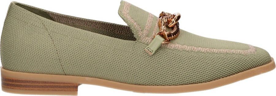 La Strada Knitted loafer lt. kaki dames