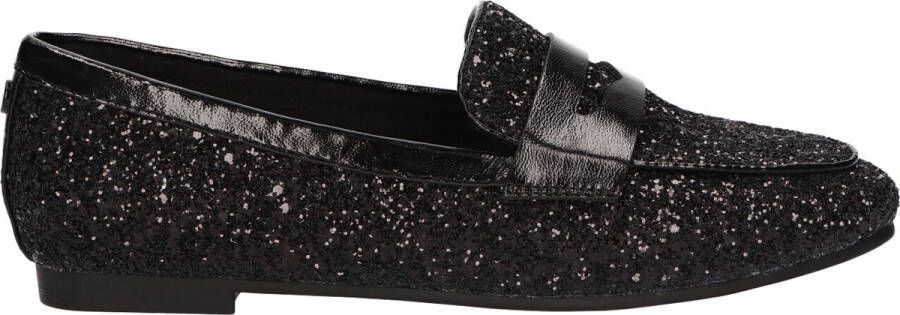 La Strada Loafer zwart met glitters dames