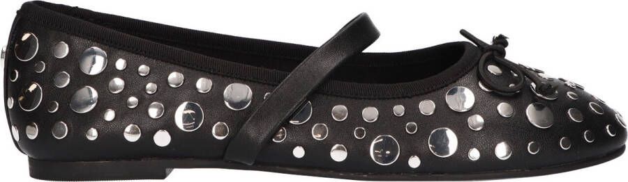 La Strada Loafer zwart met studs dames