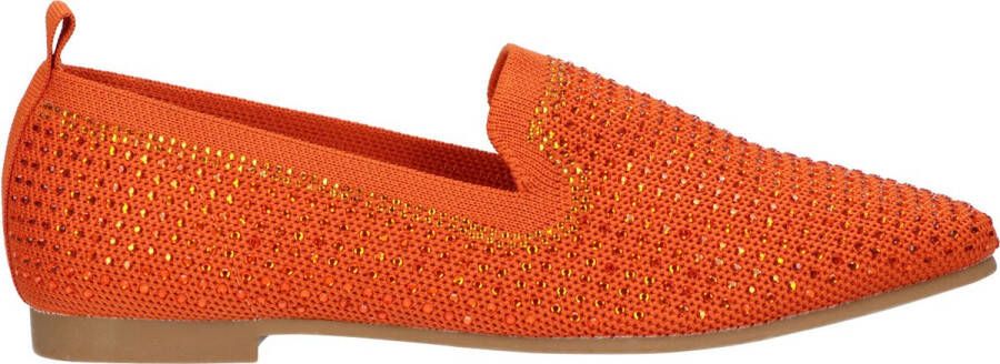 La Strada oranje loafer dames