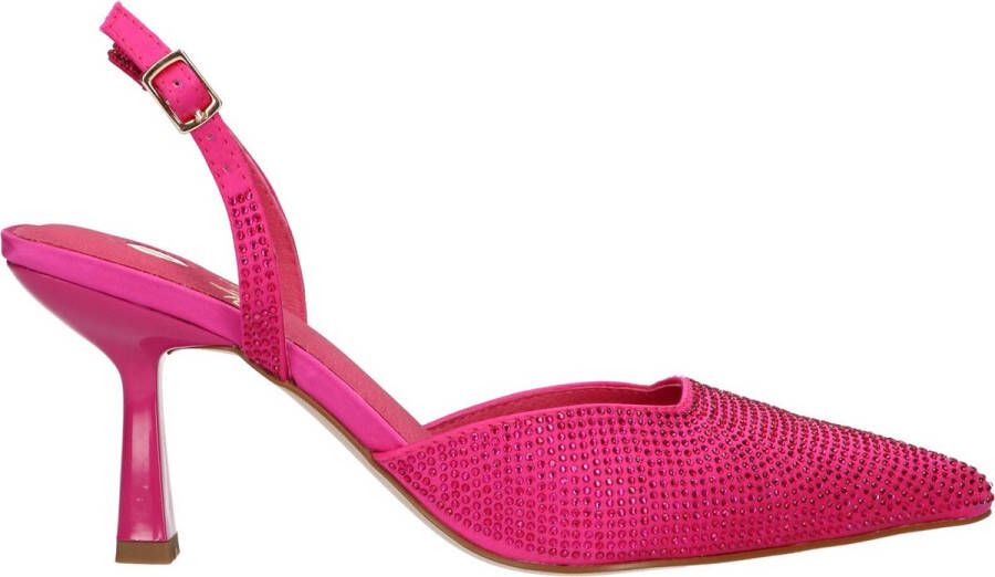 La Strada Roze slingback met glitter dames