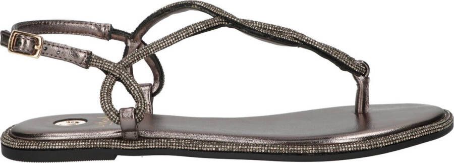 La Strada Sandaal pewter dames