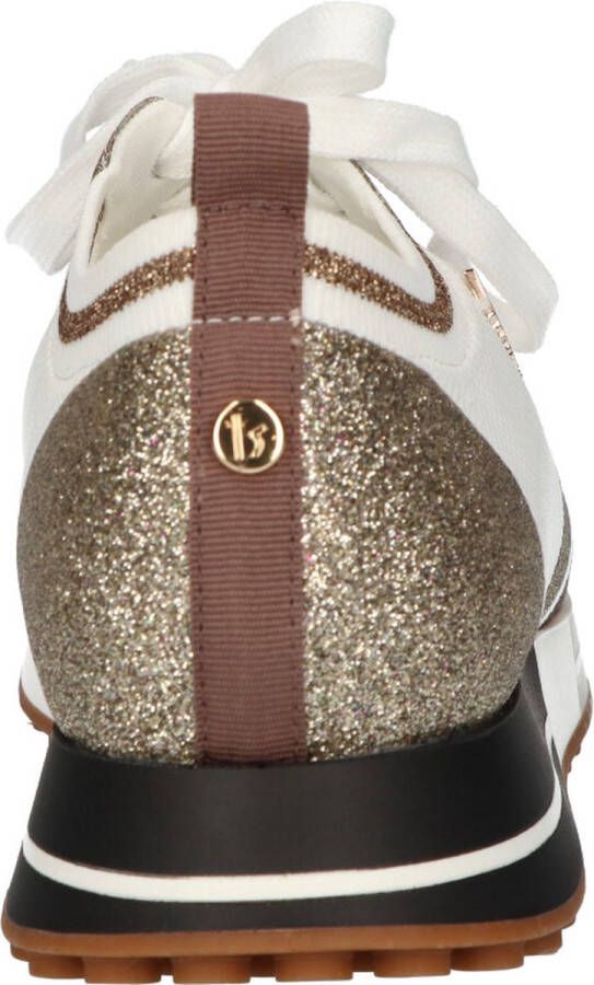 La Strada Sneaker wit met beige dames