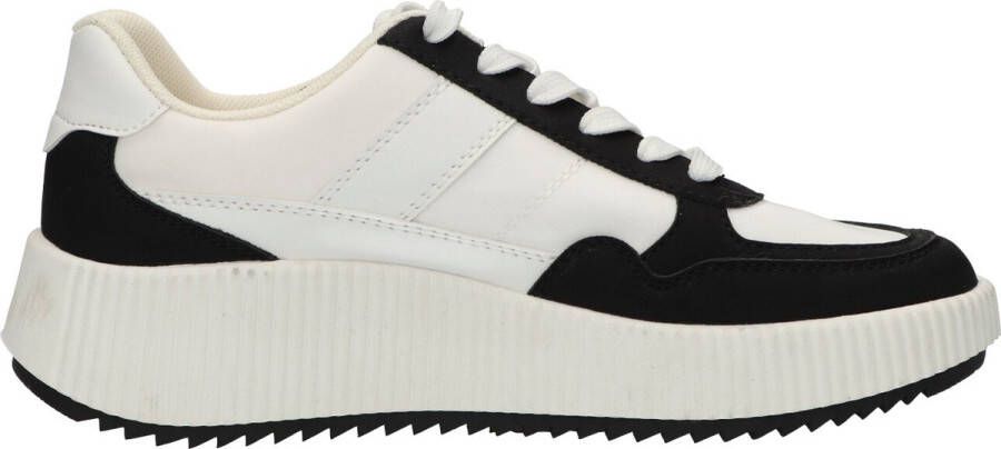 La Strada Sneaker wit met zwart dames