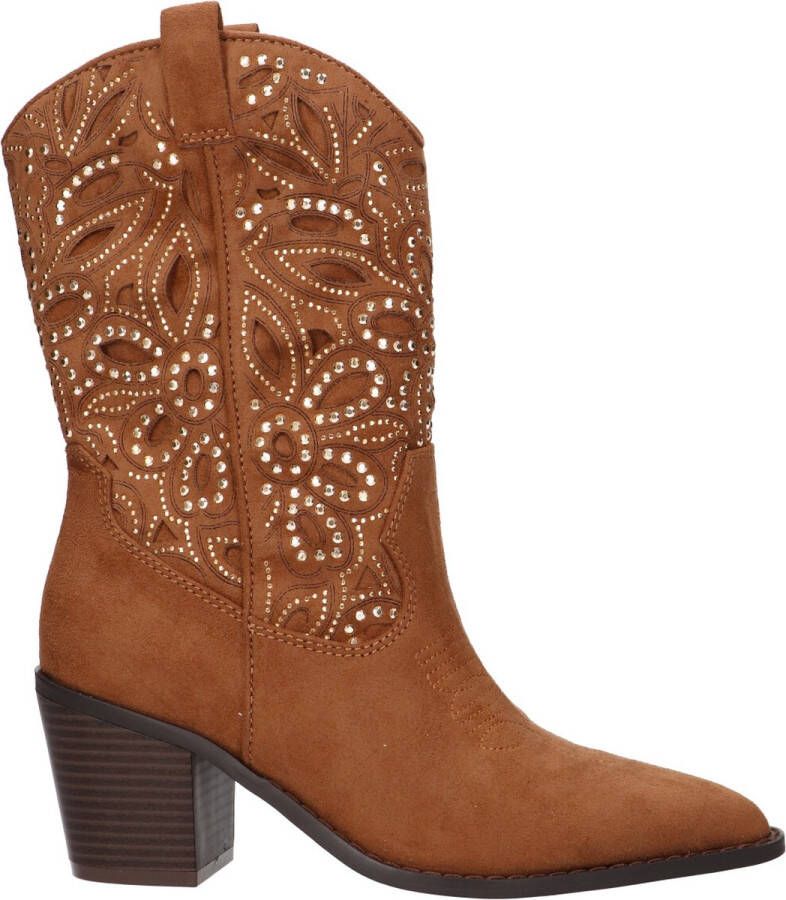 La Strada Western boot tan dames