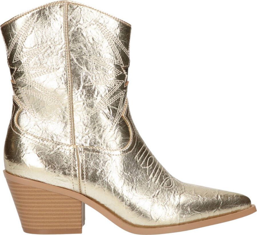 La Strada Western bootie goud dames