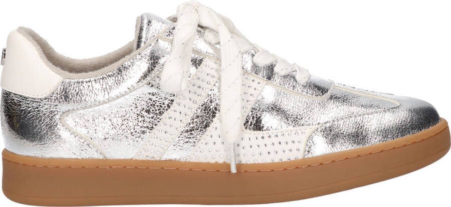 La Strada Zilveren metallic sneakers dames