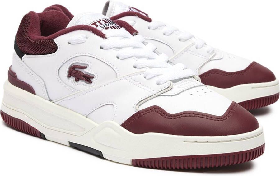 Lacoste Lineshot 223 2 Sfa Basketball Schoenen white burgundy maat: 38 beschikbare maaten:36 37.5 38 39.5 40.5