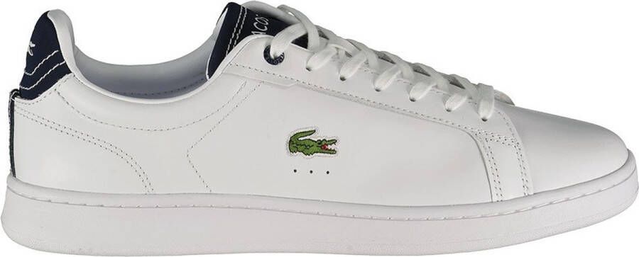 Lacoste Carnaby Sneakers Heren Wit Blauw White Heren