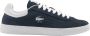 Lacoste Premium Baseshot Leren Sneakers Blauw Wit Multicolor Heren - Thumbnail 1