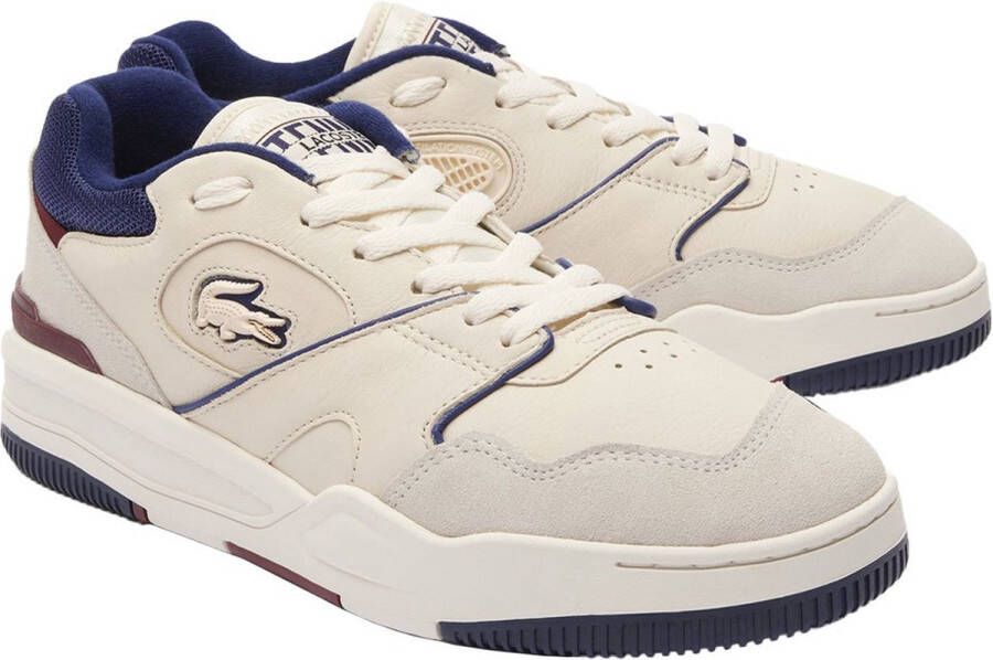 Lacoste Lineshot Basketball Schoenen off white navy maat: 46 beschikbare maaten:42.5 43 44.5 45 46