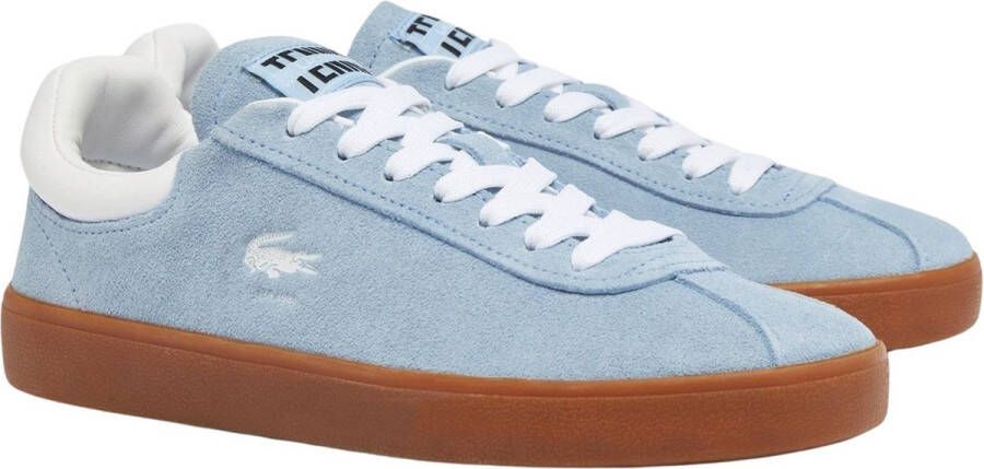 Lacoste Baseshot in blauw formaten: 39.5