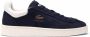 LACOSTE Lage Sneakers Heren Baseshot Premium Maat: 45 Materiaal: Nubuck Kleur: Blauw - Thumbnail 1