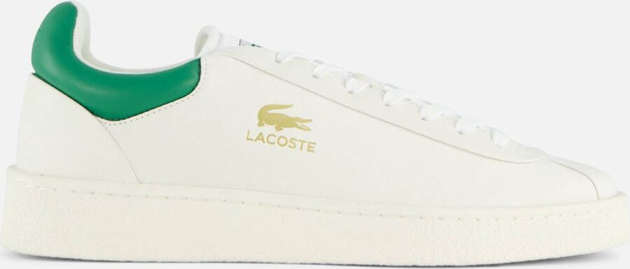 Lacoste Baseshot Premium Lage sneakers Leren Sneaker Heren Wit - Foto 1