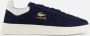 LACOSTE Lage Sneakers Heren Baseshot Premium Maat: 45 Materiaal: Nubuck Kleur: Blauw - Thumbnail 6