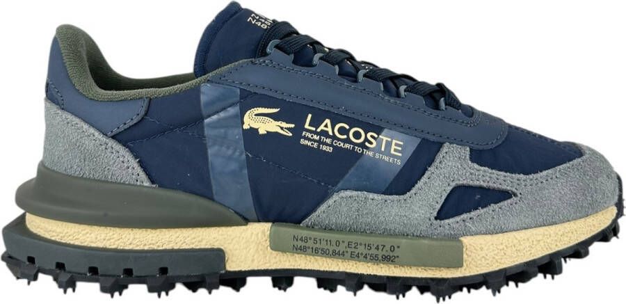 Lacoste Heren Sneakers Blauw SMA0002 AH9 ELITE ACTIVE