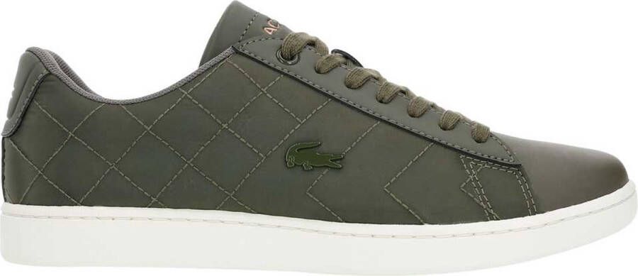 Lacoste Carnaby Evo Kaki Sneakers Dames