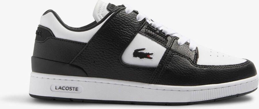 Lacoste Court Cage 223 3 Sma Heren Sneakers Wit Zwart