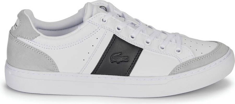 Lacoste Heren Sneakers Courtline White Black Wit