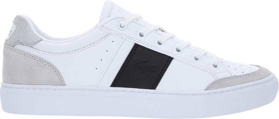 Lacoste Heren Sneakers Courtline White Black Wit