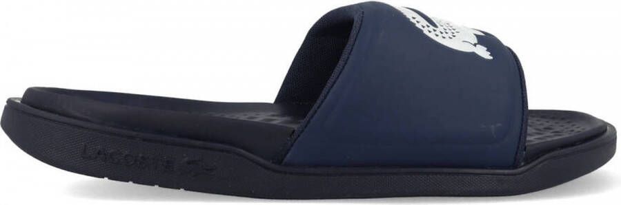 Lacoste Croco Dualiste Slide Navy White