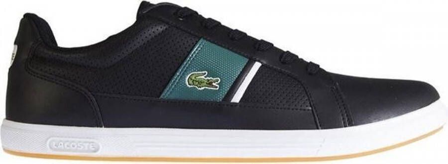 Lacoste Europa Zwart Groen Heren Sneaker 39SMA0006 1B4