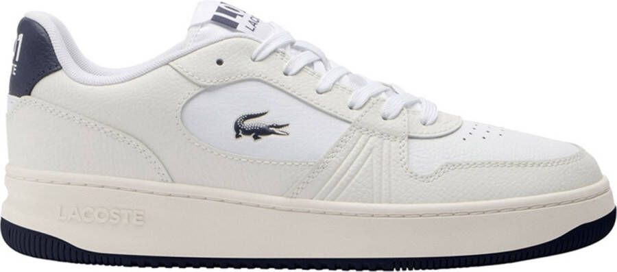 Lacoste Heren Sneaker L001 White Navy WIT