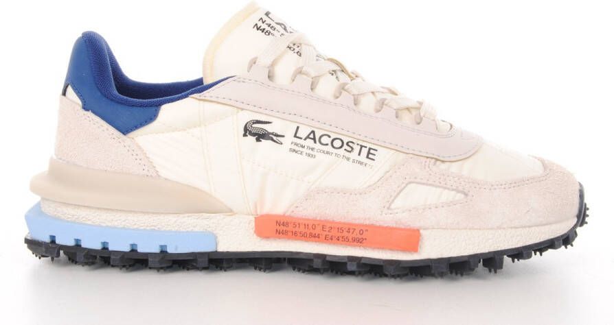 Lacoste Leren sneakers met labelprints model 'ELITE ACTIVE'