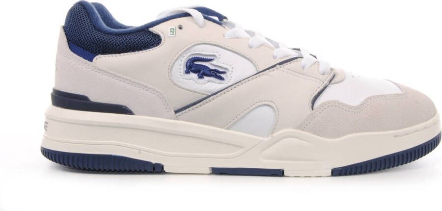 Lacoste herensneaker lineshot beige bleu