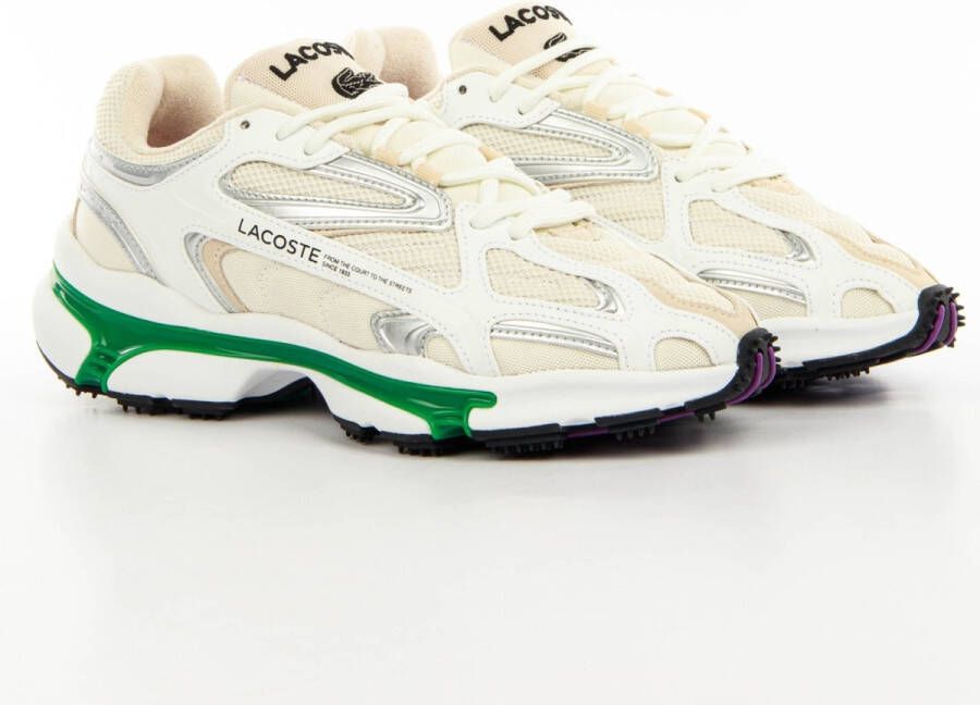 Lacoste Ademende Mesh Sneakers met Geëmbosseerde Details Multicolor Heren