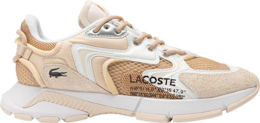 LACOSTE Lage Sneakers Heren L003 Neo Maat: 43 Materiaal: Leer Kleur: Beige