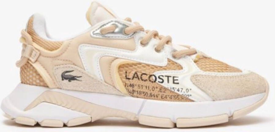 Lacoste Sneaker van mesh en synthetisch met absorberende tussenzool Beige Dames