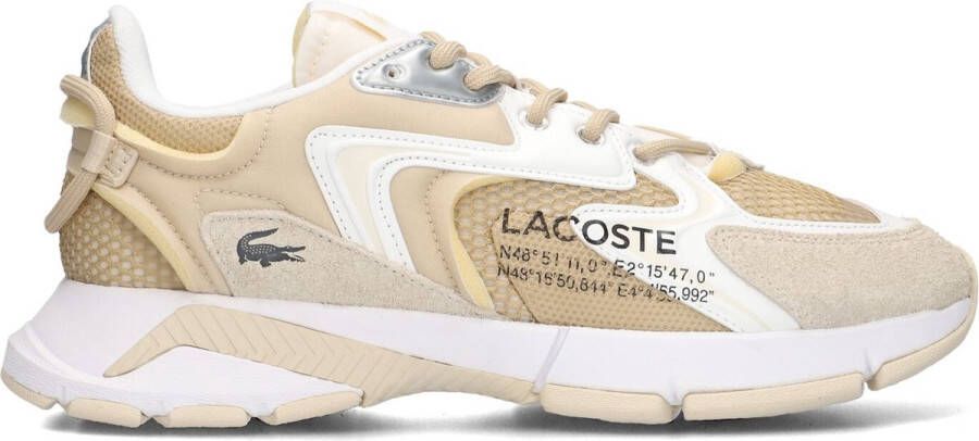 Lacoste L003 Neo Lage sneakers Leren Sneaker Heren Beige