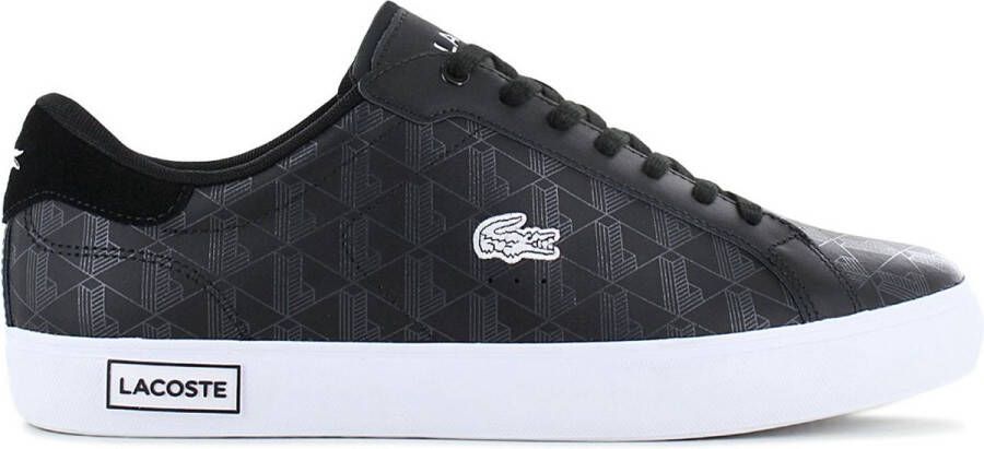 Lacoste Powercourt 124 Heren Sneakers Schoenen Zwart 747SMA0090312