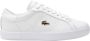 Lacoste Powercourt 2.0 Leren ssneakers White - Thumbnail 8