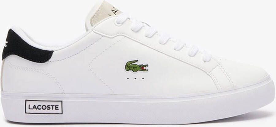 Lacoste Powercourt Heren Sneakers Wit Zwart