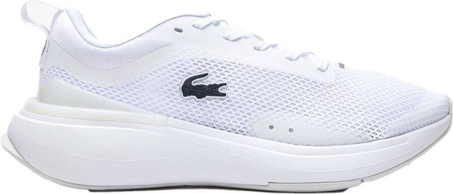 Lacoste Witte Evo Sneakers met Rubberen Zool White Dames