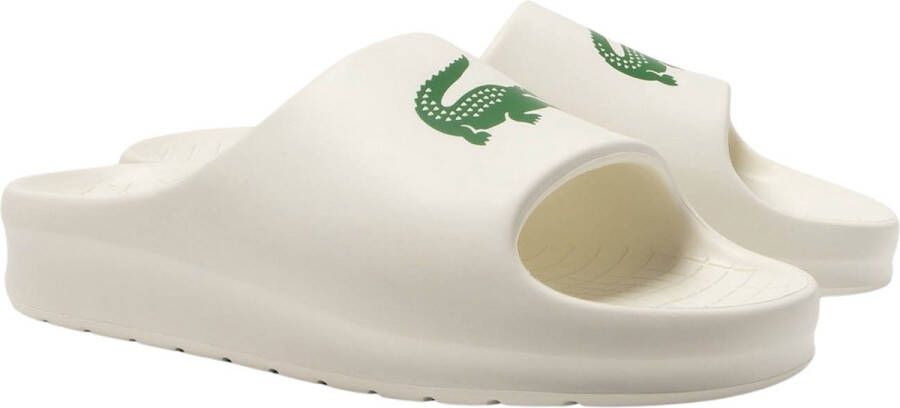 Lacoste Croco 2.0 Serve Slide 223 1 Cma Sandalen & Slides Schoenen off wht dk grn maat: 44.5 beschikbare maaten:39.5 40.5 42 43 44.5 46 47