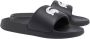 Lacoste SERVE SLIDE 1.0 Heren Slippers Zwart Wit - Thumbnail 1