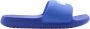 Lacoste Serve Slide 1.0 badslippers blauw wit - Thumbnail 2