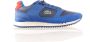 Lacoste Vintage-geïnspireerde Partner Piste Sneakers van leer Blue Heren - Thumbnail 1