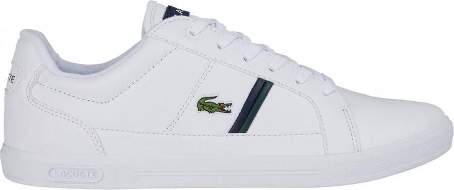 Lacoste Europa 0120 1 SMA Heren Sneakers White Dark Green