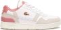 Lacoste Logo Sneaker Mat Leer Label Ingedrukt Vetersluiting White Dames - Thumbnail 3