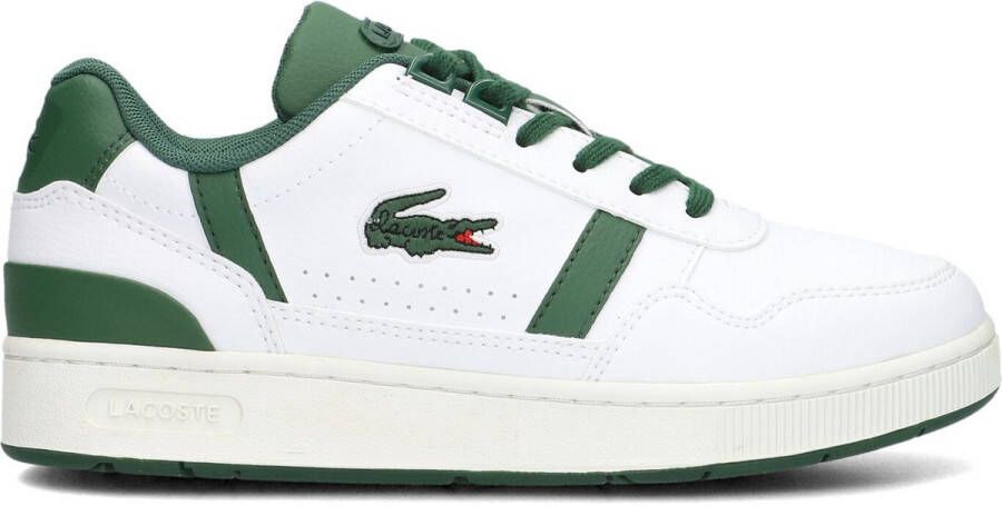 Lacoste T-clip 0121 1 Cuj (gs) Sneakers Schoenen white dark green maat: 35 beschikbare maaten:35 36 37 38 39