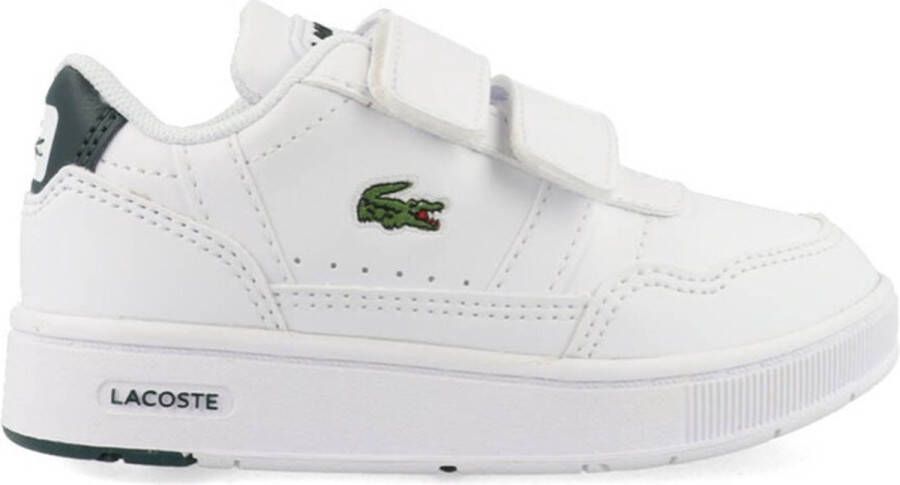 Lacoste T-clip K Lage sneakers Leren Sneaker Jongens Wit