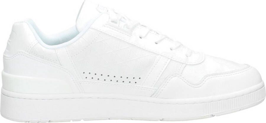 Lacoste Witte Heren Sneakers met Ingelegd Monogram Wit Heren