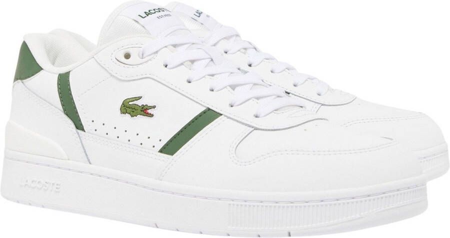 Lacoste T-CLIP SET 224 2 SMA Heren Sneakers Wit Donkergroen