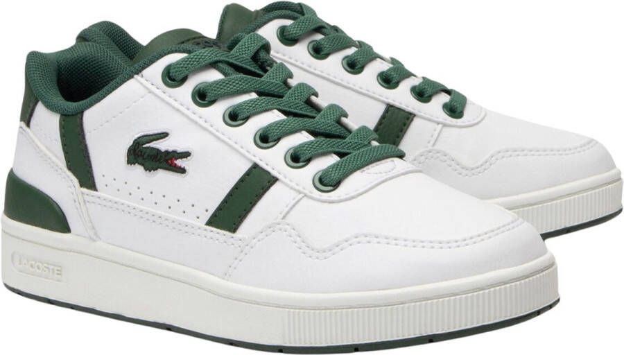 Lacoste T-clip J Lage sneakers Leren Sneaker Wit