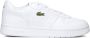 Lacoste Retro Sneakers T-Clip Wit Leer White Heren - Thumbnail 1