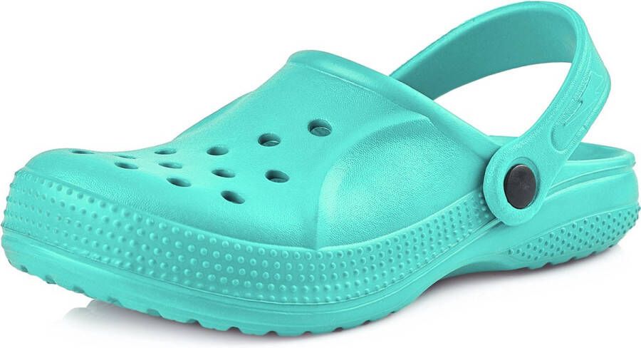 Ladeheid Clogs Kinderen Tuinschoenen Lichte Kinderschoenen Meisjes Jongens Mint 24 LA-KL